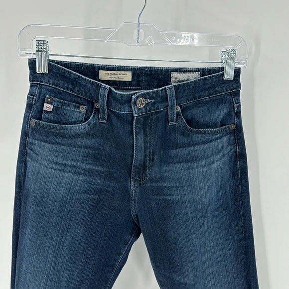 Adriano Goldschmidt dark wash Farrah skinny high rise contour 360 versatile - Picture 2 of 11